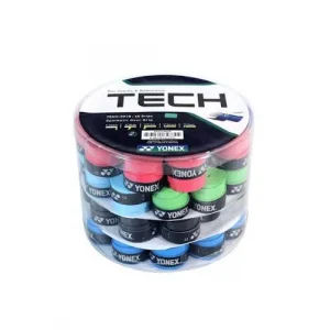 Yonex Tech 501-B Overgrip badminton grip with anti-slip surface and enhanced comfort.