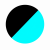 Black/Cyan/Orange